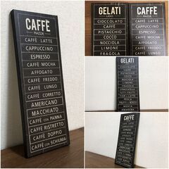 イケア PJATTERYD 2枚セット IKEA プィエッテリード 壁飾り木製フレーム アメリカンヴィンテージ風 モノクロキャンバスポスター 展示品の画像