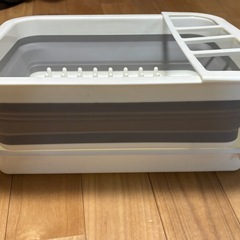 「早め引取希望」折りたたみ水切りラックの画像