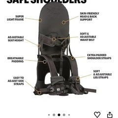 MINIMEIS ベビーキャリア 肩車 キャリアの画像