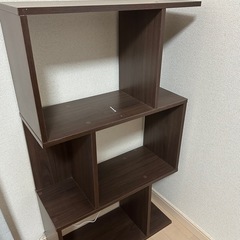 ジグザグラック 本棚 ラックの画像