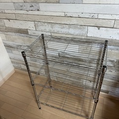 Amazonベーシック 3段スチールラックの画像