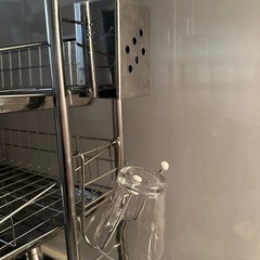 水切りラック シンク上 ステンレスの画像