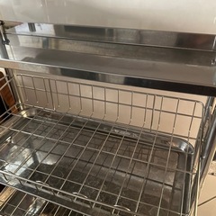 水切りラック シンク上 ステンレスの画像
