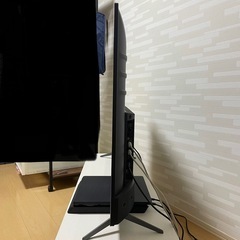 【値下げ可能】43型液晶4Kテレビ　テレビ台セット　TCLの画像