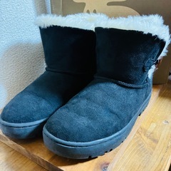 moz　ムートンブーツ （ブラック）Lの画像