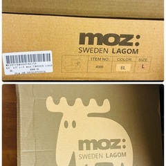 moz　ムートンブーツ （ブラック）Lの画像