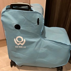 キッズトラベル　子どもが乗れるキャリーケース　スーツケースの画像