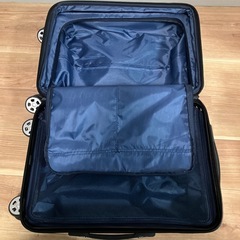 【TSAロック搭載】カーボン調 ハードキャリーケース ホワイト 機内持込可サイズの画像