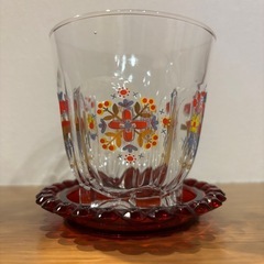 ソーサー付きグラスの画像