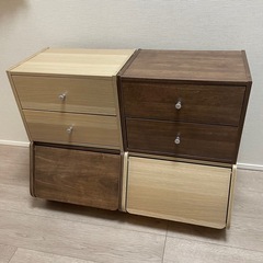 【積上げ可】収納ケース×4の画像