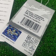 新品 ドラゴンズ×コンバース ドアラデザイン オールスター ハイカット 白 25の画像