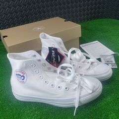 新品 ドラゴンズ×コンバース ドアラデザイン オールスター ハイカット 白 25の画像