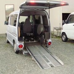 迎春価格!! 車検2年付き H21年式 U71W クリッパーリオ キーレス 福祉車両スロープ・車椅子手動固定器具付き ニールダウン式 トランポにも!! 貨物登録可!! ※リサイクル預託金・名変代込み(山梨県内) 遠方納車は相談にて!!の画像