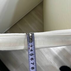 シングルサイズ　三つ折りマットレス　寝具の画像