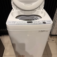 SHARP 7kg 洗濯機 の画像