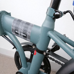 20インチ　折りたたみ自転車　マイパラス　MF205　グリーンフォレの画像