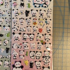 パンダ　シールの画像