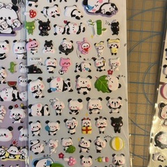 パンダ　シールの画像