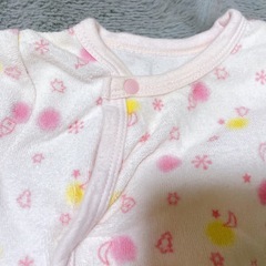 冬向き 女の子 ロンパース 3枚 まとめ売り 50～70cmの画像