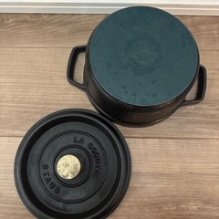 Staub⭐︎ストウブ　ピコ・ココット ラウンド 20cm ブラックの画像