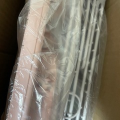 新品未使用　猫ケージ キャットケージ 2段 スリム 大型猫用 ペットケージ 組み立て簡単 梯子 ワイド扉　コンパクト 耐荷重10kg ピンクの画像