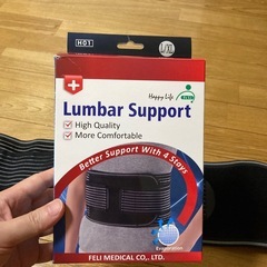 台湾製コルセット　腰痛サポート、ベルトの画像