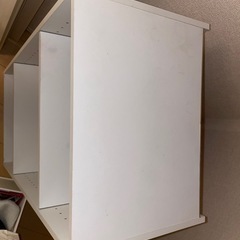 カラーボックス白の画像