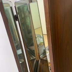 木製 収納付きデスク（無料・0円）の画像