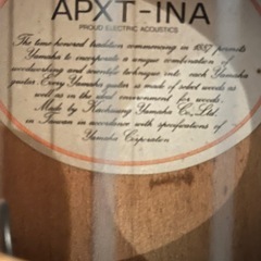 【機材処分】YAMAHA  APXT-INAの画像