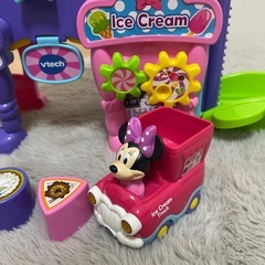 【VTech ディズニー】ミニー　知育英語　アイスクリームパーラーの画像