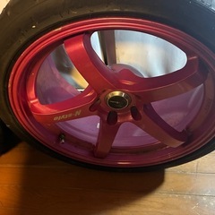 2本　N-SPIRE 18インチ ホイールセット ピンク N637の画像