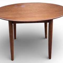 【2601006】木製ダイニングテーブル オーバル型の画像