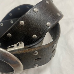 本革ベルト　メンズ　スタッズの画像