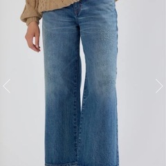 デニムパンツ　RODEO CROWNS HIP EMB LOOSE DENIMの画像