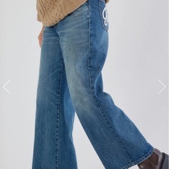 デニムパンツ　RODEO CROWNS HIP EMB LOOSE DENIMの画像