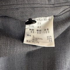 スーツ　A7  グレーの画像