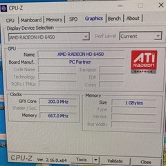 グラボ　動作品 Radeon HD6450 の画像