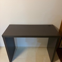 パソコンデスク　ダークブラウンの画像