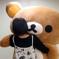 等身大リラックマぬぬいぐるみの画像