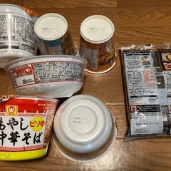 【ワンコイン✨インスタント10食セット】カップ麺6食&ハヤシライスソース4食 の画像