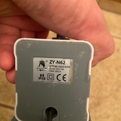 水槽　コーナーフィルターの画像