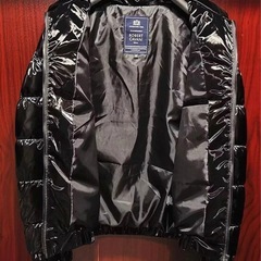 新品 ロベルトカバーニ軽量　ダウンジャケット　50サイズ 蜂 刺繍 豪華の画像