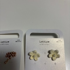 新品未使用Latticeピアス5点セットの画像