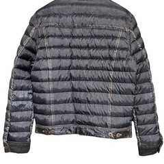 極美品JOTT ジョット デニム転写 ダウンジャケット ELIE エリー L相当の画像