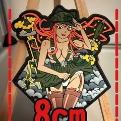 ☆新品☆ 女性兵士 ラバー ベルクロ パッチの画像