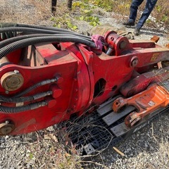 全旋回フォークハサミ　ユンボの画像