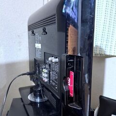 SHARP シャープ 液晶テレビ 19型 LC-19K3 地デジ対応 2010年製 ブラック HDMI端子付き リモコン付きの画像