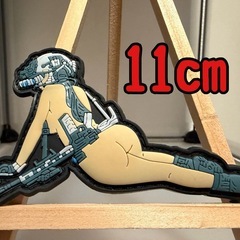 ☆新品☆ 女性兵士 セクシー ラバー ワッペンの画像