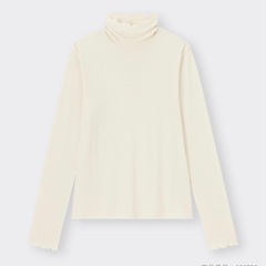 ソフトリブタートルネックの画像