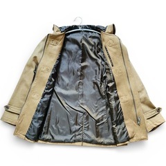 キャメル ダッフルコート フード付き 冬定番の画像